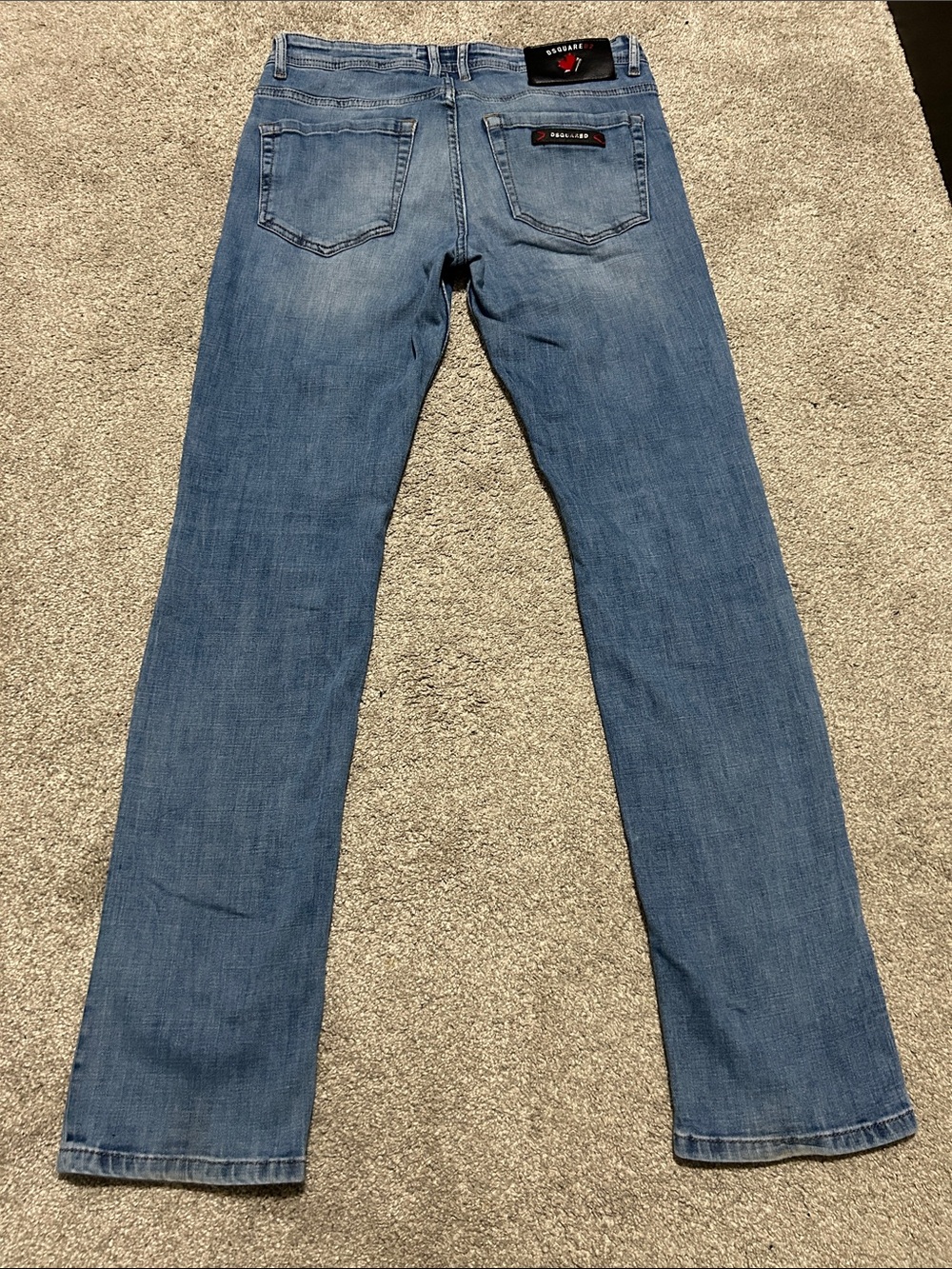 Vintage DSQUARED2 Slim Fit Size 31 Blue Jeans - Picture 2 of 11